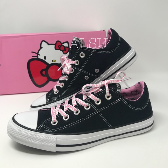 Converse Shoes - Converse & Hello Kitty Ctas Madison OX Black W